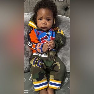 Dolce & Gabbana Multicolor Baby Boys Onesie